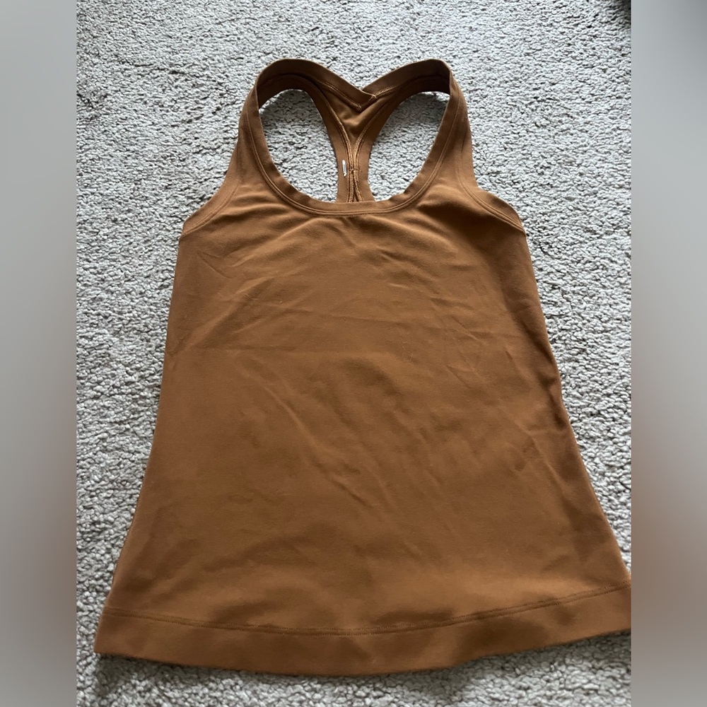 Lululemon Cool Racer Back Short Tank Copper size 0